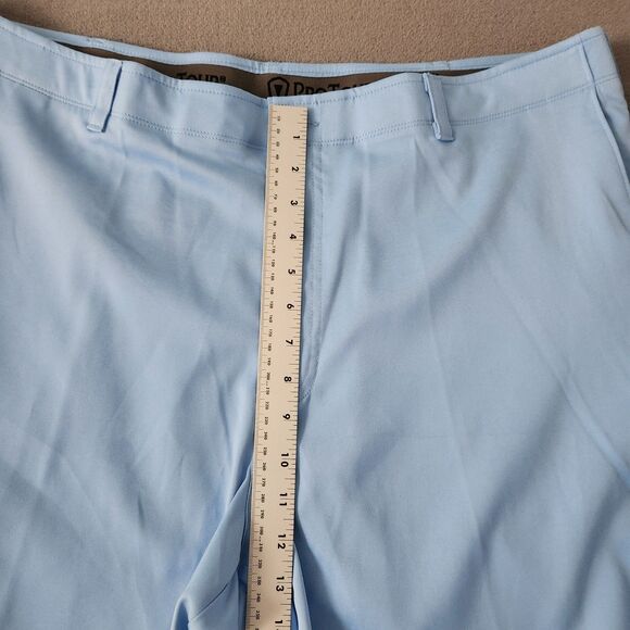 ProTour Men's Golf Shorts Size 42 Sky Blue Comfort Stretch 8" - Picture 4 of 9